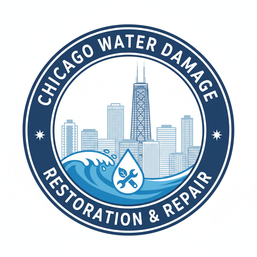 Chicago water damage logo
